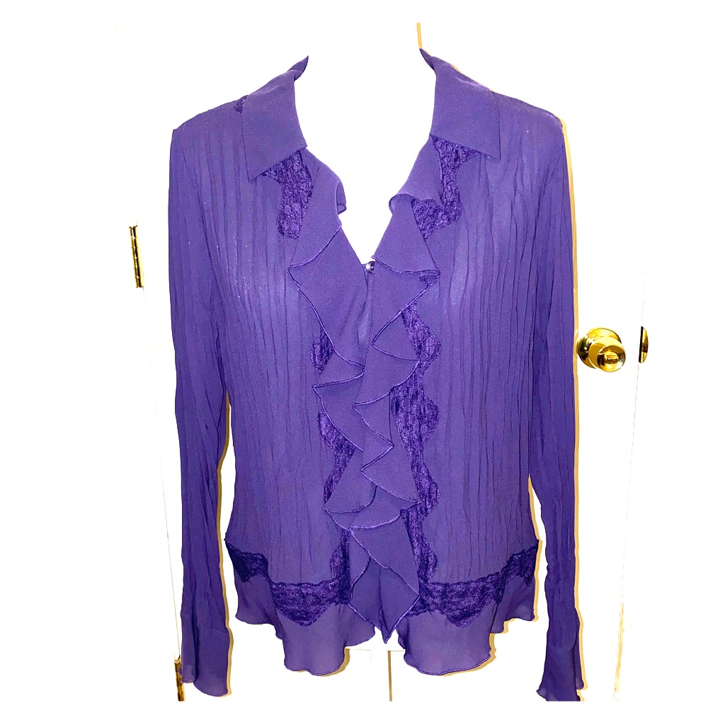 Oscar By Oscar De La Renta Blouse 16p